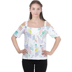 Layer Capital City Building Cutout Shoulder Tee