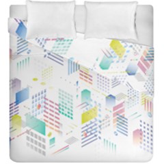 Layer Capital City Building Duvet Cover Double Side (king Size) by Mariart