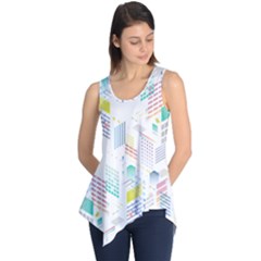 Layer Capital City Building Sleeveless Tunic by Mariart