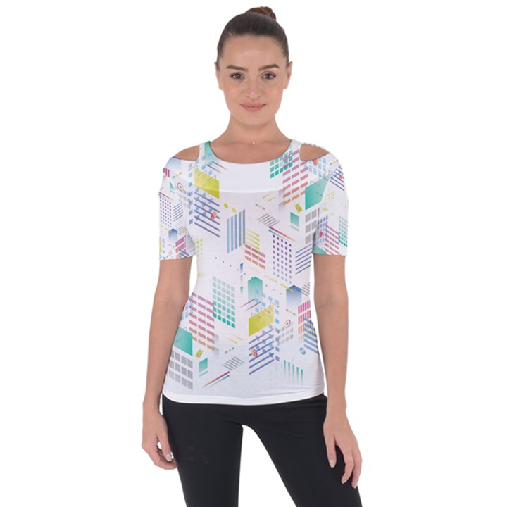 Layer Capital City Building Short Sleeve Top