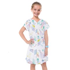 Layer Capital City Building Kids  Drop Waist Dress