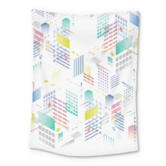 Layer Capital City Building Medium Tapestry by Mariart