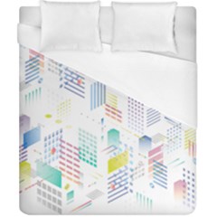 Layer Capital City Building Duvet Cover (california King Size) by Mariart