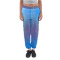 Rain Star Planet Galaxy Blue Sky Purple Blue Women s Jogger Sweatpants View1