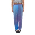 Rain Star Planet Galaxy Blue Sky Purple Blue Women s Jogger Sweatpants View2