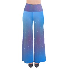 Rain Star Planet Galaxy Blue Sky Purple Blue Pants