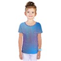 Rain Star Planet Galaxy Blue Sky Purple Blue Kids  One Piece Tee View1