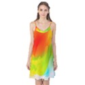 Red Yellow Green Blue Rainbow Color Mix Camis Nightgown View1