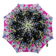 Spot Paint Pink Black Green Yellow Blue Sexy Hook Handle Umbrellas (medium) by Mariart