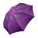 Space Star Planet Galaxy Purple Folding Umbrellas View2