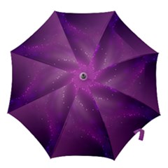 Space Star Planet Galaxy Purple Hook Handle Umbrellas (large)