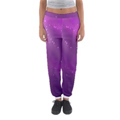 Space Star Planet Galaxy Purple Women s Jogger Sweatpants by Mariart