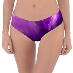 Space Star Planet Galaxy Purple Reversible Classic Bikini Bottoms