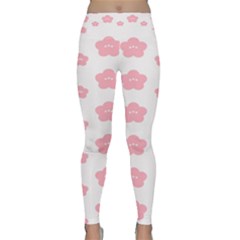 Star Pink Flower Polka Dots Classic Yoga Leggings