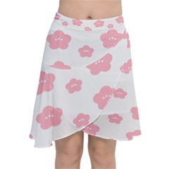 Star Pink Flower Polka Dots Chiffon Wrap