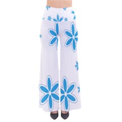 Star Flower Blue Pants