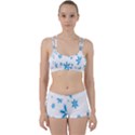 Star Flower Blue Women s Sports Set View1