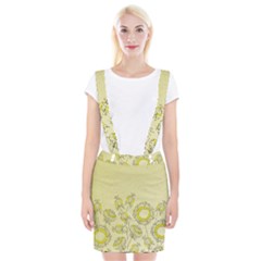 Sunflower Fly Flower Floral Braces Suspender Skirt