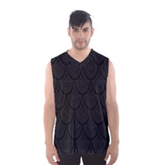 Skin Abstract Wallpaper Dump Black Flower  Wave Chevron Men s Basketball Tank Top