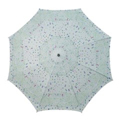 Spot Polka Dots Blue Pink Sexy Golf Umbrellas by Mariart