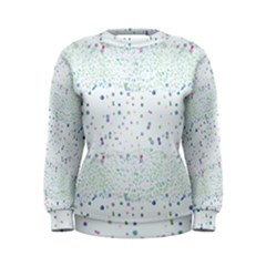 Spot Polka Dots Blue Pink Sexy Women s Sweatshirt by Mariart