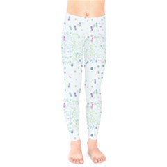 Spot Polka Dots Blue Pink Sexy Kids  Legging