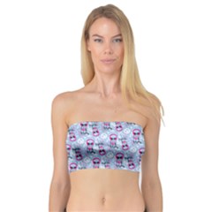 Pattern Kitty Headphones  Bandeau Top by iCreate