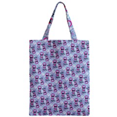 Pattern Kitty Headphones  Zipper Classic Tote Bag by iCreate