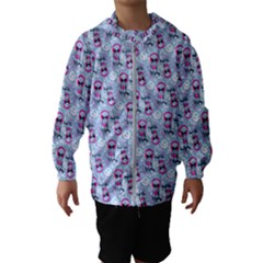 Pattern Kitty Headphones  Hooded Wind Breaker (kids) by iCreate