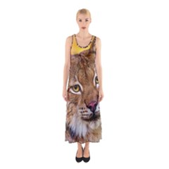 Tiger Beetle Lion Tiger Animals Sleeveless Maxi Dress