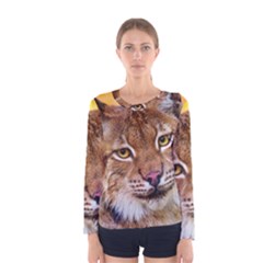 Tiger Beetle Lion Tiger Animals Women s Long Sleeve Tee