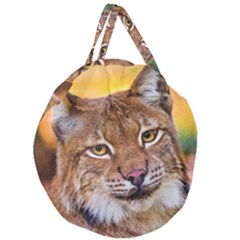 Tiger Beetle Lion Tiger Animals Giant Round Zipper Tote by Mariart