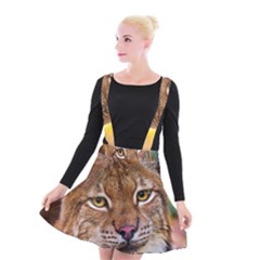 Tiger Beetle Lion Tiger Animals Suspender Skater Skirt by Mariart