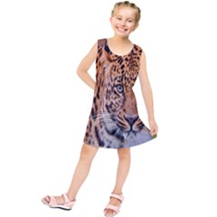 Tiger Beetle Lion Tiger Animals Leopard Kids  Tunic Dress