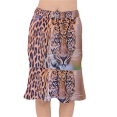 Tiger Beetle Lion Tiger Animals Leopard Mermaid Skirt by Mariart