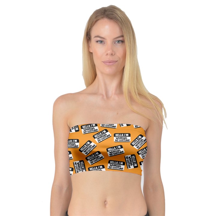 Pattern Halloween Wearing Costume iCreate Bandeau Top