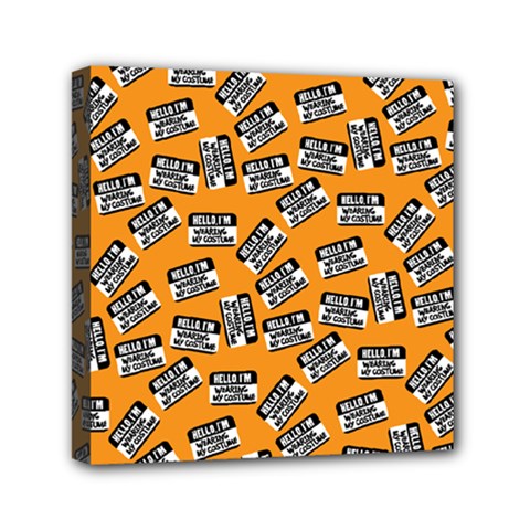 Pattern Halloween  Mini Canvas 6  X 6 