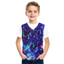 Dark Neon Stuff Blue Red Black Rainbow Light Kids  SportsWear View1