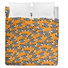 Pattern Halloween  Duvet Cover Double Side (queen Size) by iCreate