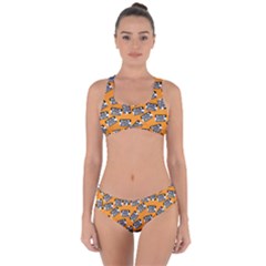 Pattern Halloween  Criss Cross Bikini Set by iCreate