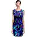 Dark Neon Stuff Blue Red Black Rainbow Light Classic Sleeveless Midi Dress View1