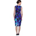 Dark Neon Stuff Blue Red Black Rainbow Light Classic Sleeveless Midi Dress View2