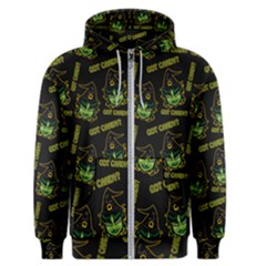 Pattern Halloween Witch Got Candy? Icreate Men s Zipper Hoodie by iCreate