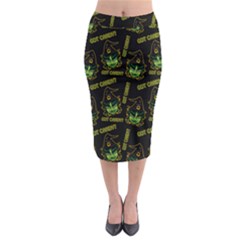 Pattern Halloween Witch Got Candy? Icreate Midi Pencil Skirt by iCreate