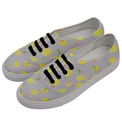 Cute Fruit Cerry Yellow Green Pink Men s Classic Low Top Sneakers by Mariart