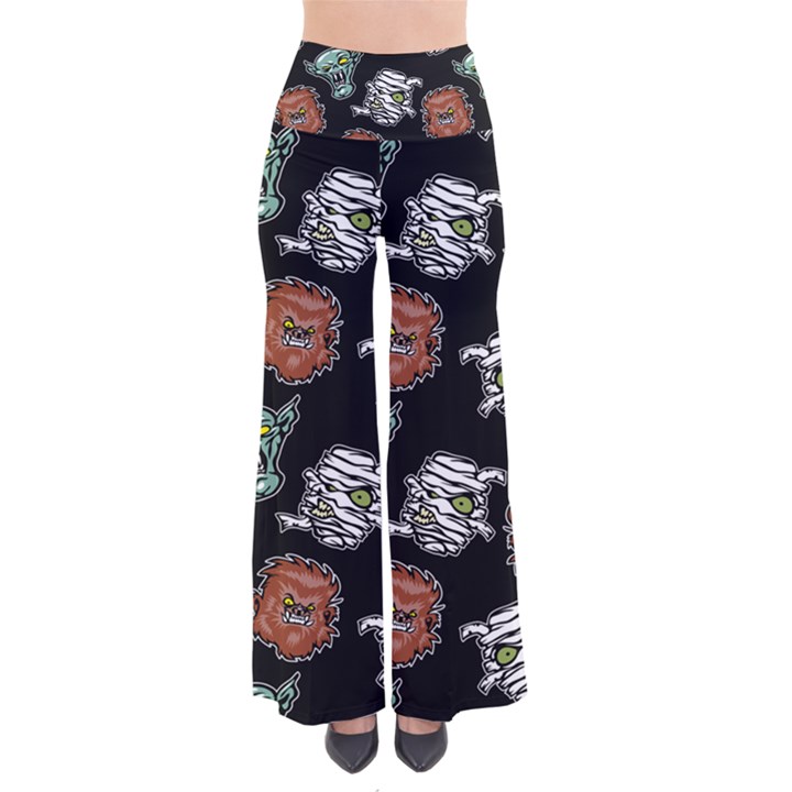 Pattern Halloween Werewolf Mummy Vampire iCreate Pants