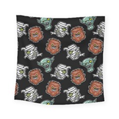 Pattern Halloween Werewolf Mummy Vampire Icreate Square Tapestry (small)