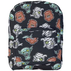 Pattern Halloween Werewolf Mummy Vampire Icreate Full Print Backpack