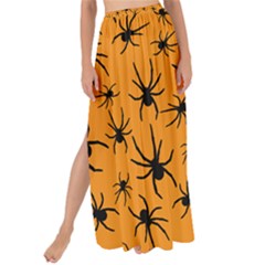 Pattern Halloween Black Spider Icreate Maxi Chiffon Tie-up Sarong