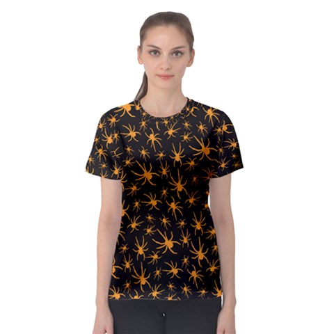 Halloween Spiders Women s Sport Mesh Tee by iCreate